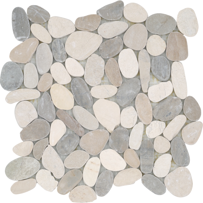 VENETIAN PEBBLES - 2X2/12X12, MEDICI FLAT, SATIN